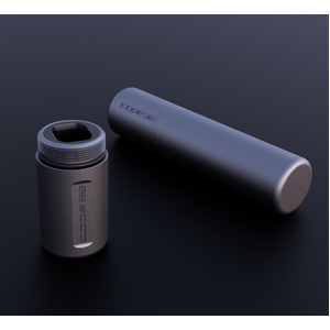 CNC machined storage capsule